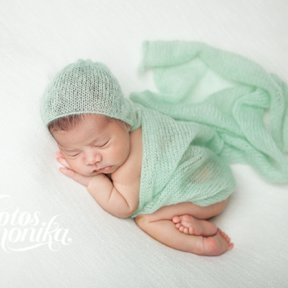 Mohair Wrap Matching Knit Mohair Bonnet Newborn..