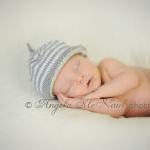 Baby Hat - Newborn Baby - Knit Stripped Hat -baby..
