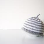 Baby Hat - Newborn Baby - Knit Stripped Hat -baby..